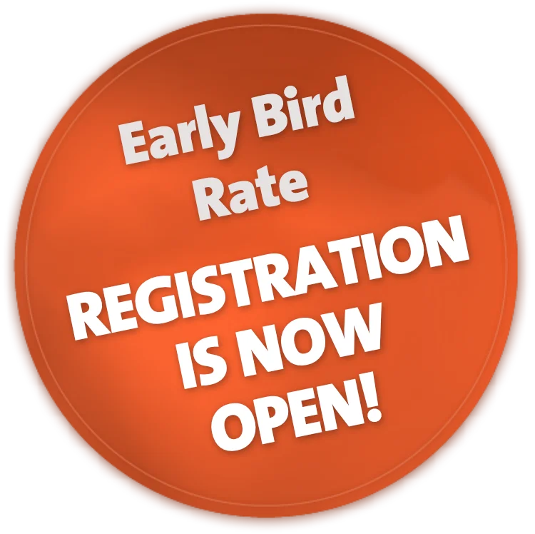 Registration is now open! - Early Bird Rate